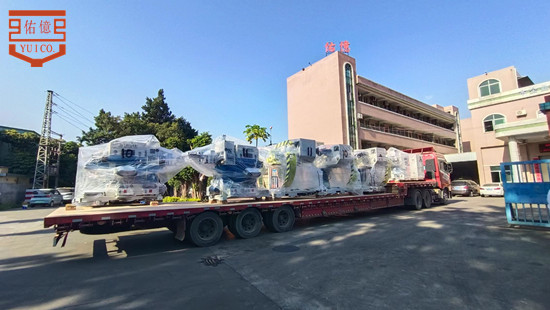 忙中有序！雙頭料架沖床三合一送料機(jī)再發(fā)貨珠海